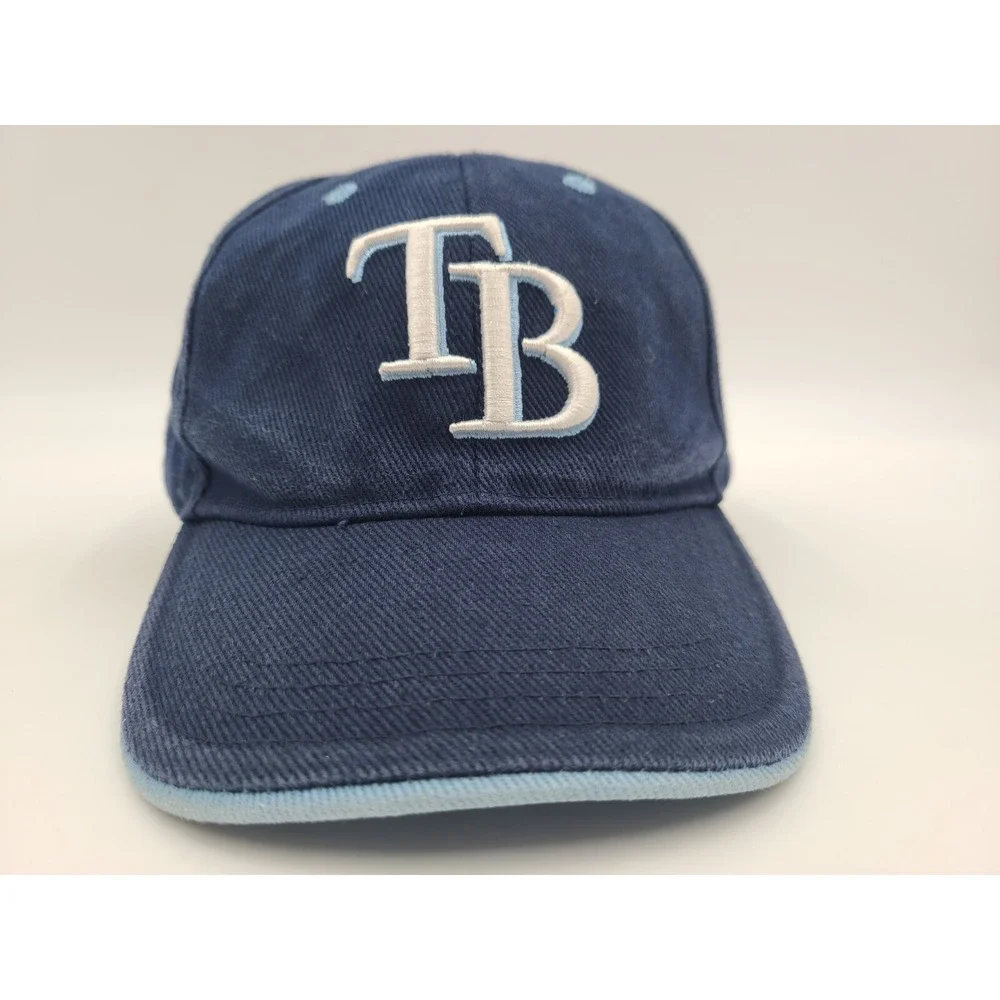 Kids Tampa Bay Rays Fan Favorite Adjustable Hat Cap Boys Girls MLB Baseball Blue